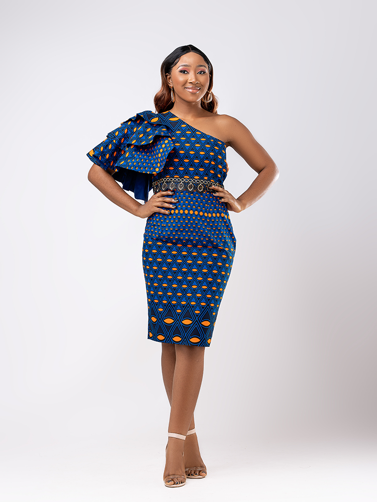 African Print Shade Cocktail Dress ETNICA African Print Shade Cocktail Dress ETNICA