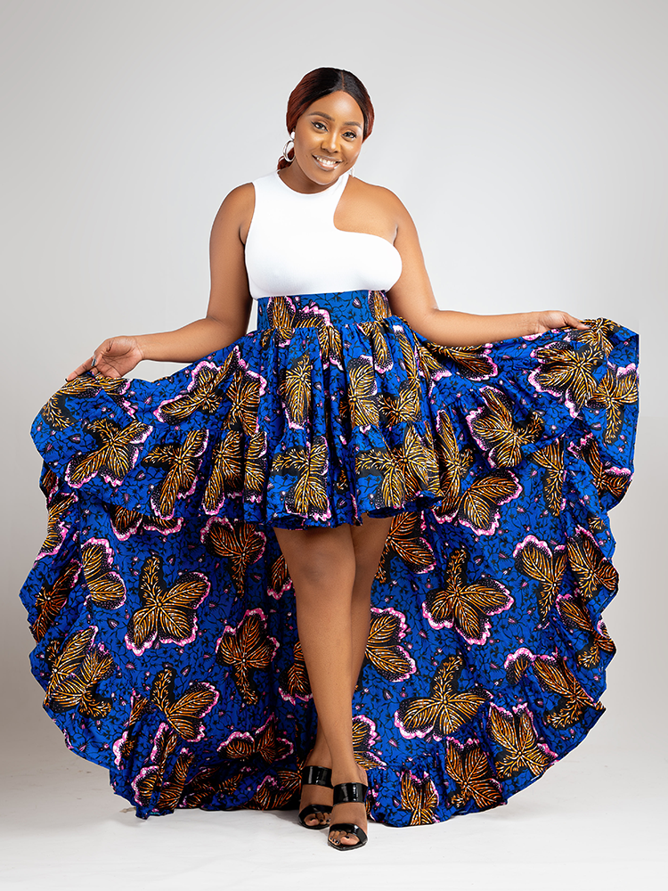 African Print Tiwa butterfly set-3
